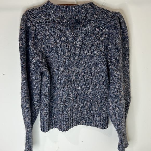 MADEWELL Pleat Shoulder Pullover Wool Blend Sweater Size Medium - Picture 16 of 16